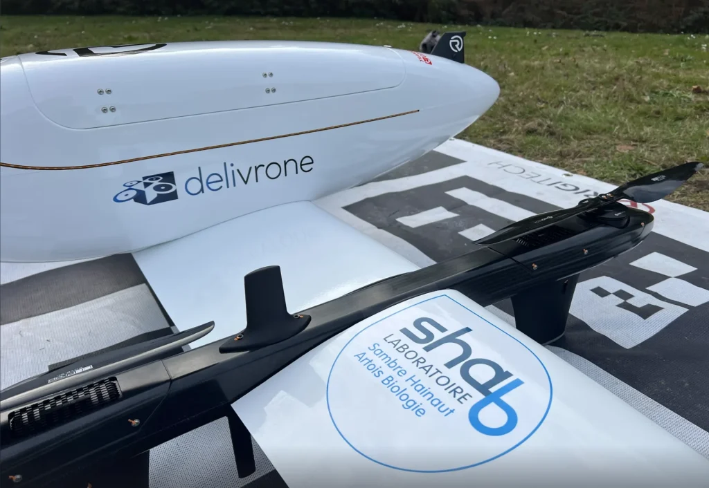 Drone projet AIRSHAB liaison Valencienne Maubeuge