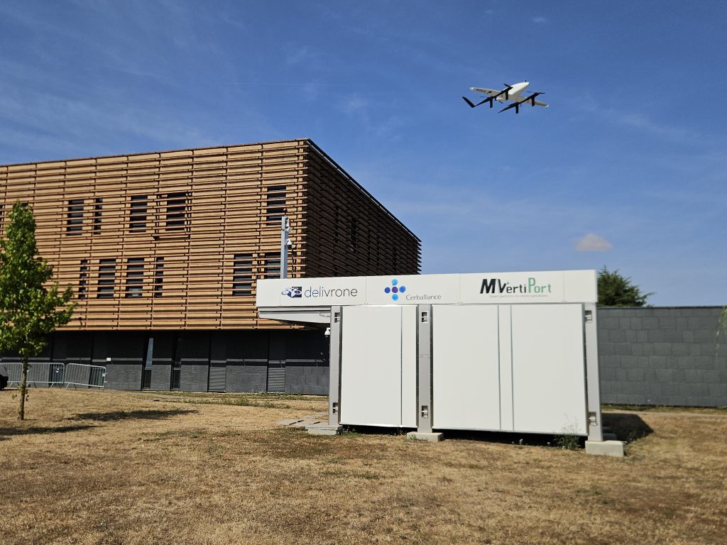Vertiport drone médical Centre Hospitalier de Verneuil d'Avre et d'Iton